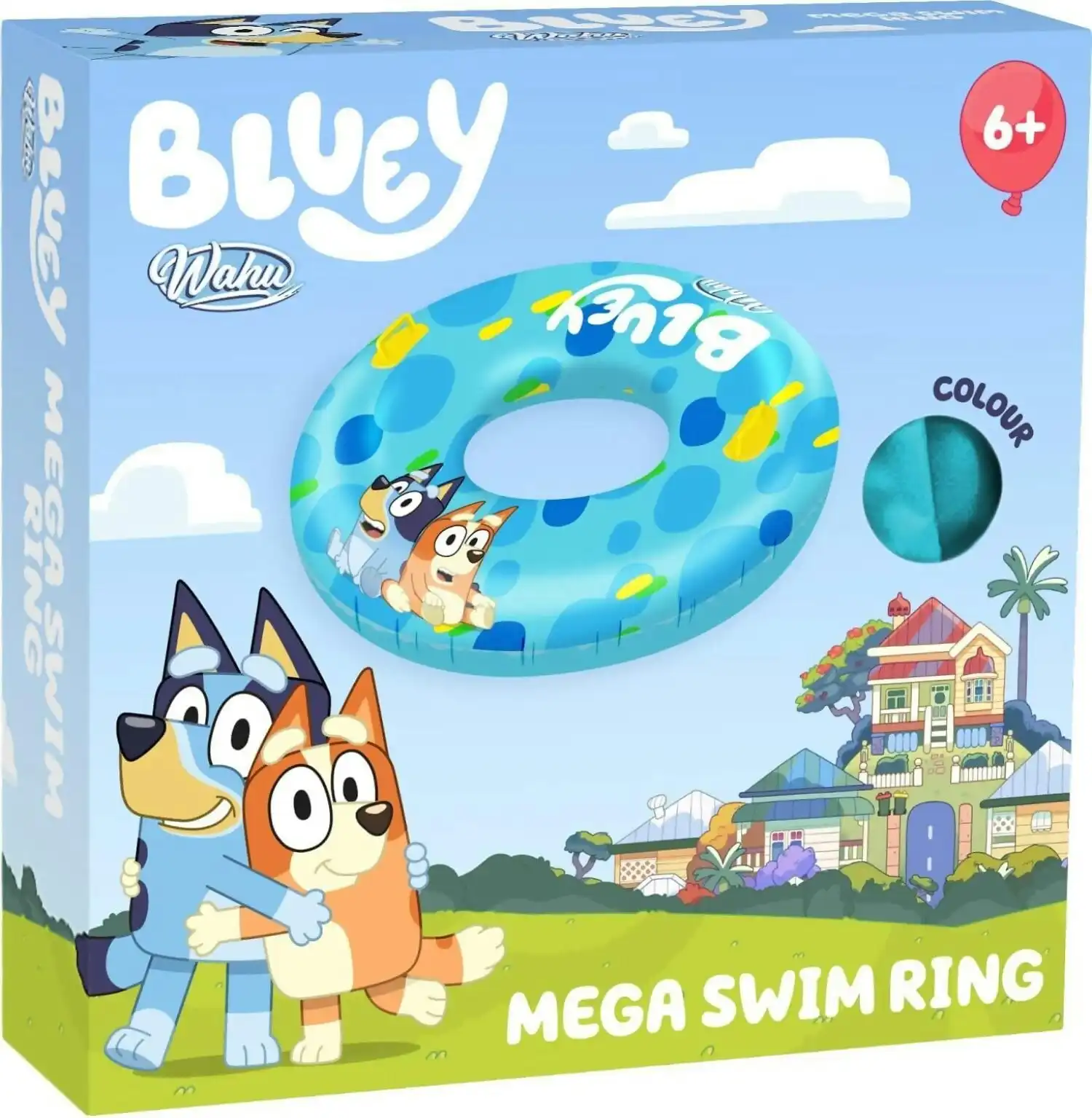 Wahu - Bluey Mega Swim Ring 15-25kg 4+