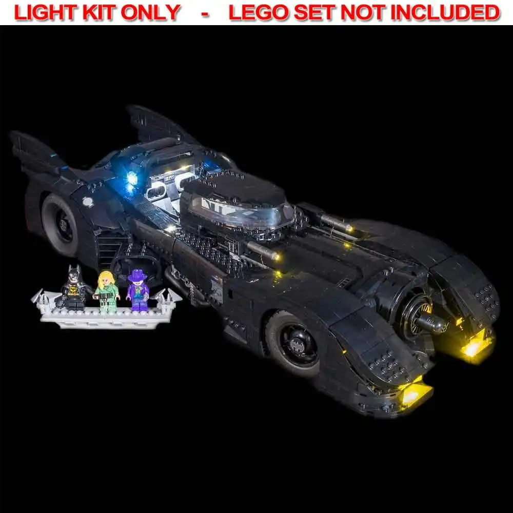Light My Bricks - LIGHT KIT for LEGO 1989 Batmobile 76139