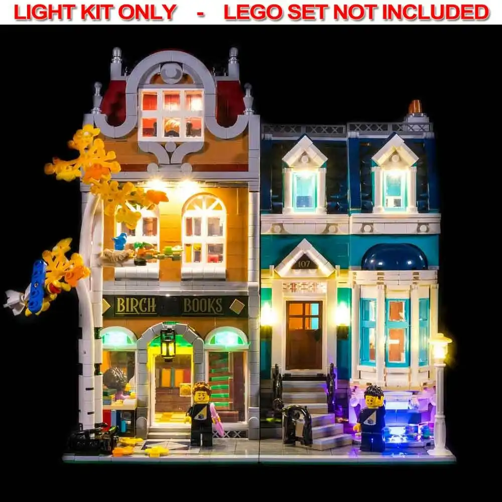 Light My Bricks - LIGHT KIT for LEGO Bookshop 10270