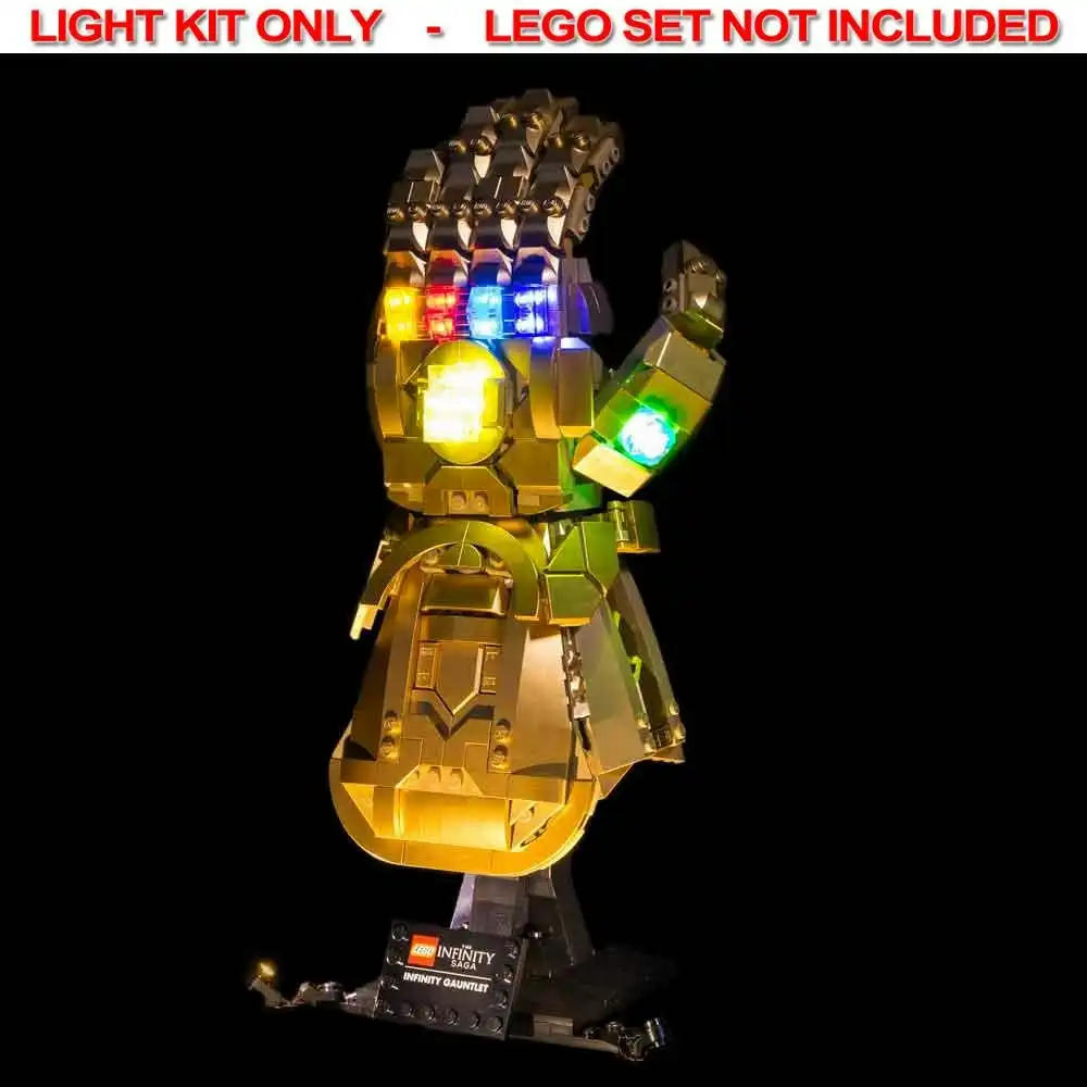 Light My Bricks - LIGHT KIT for LEGO Infinity Gauntlet 76191