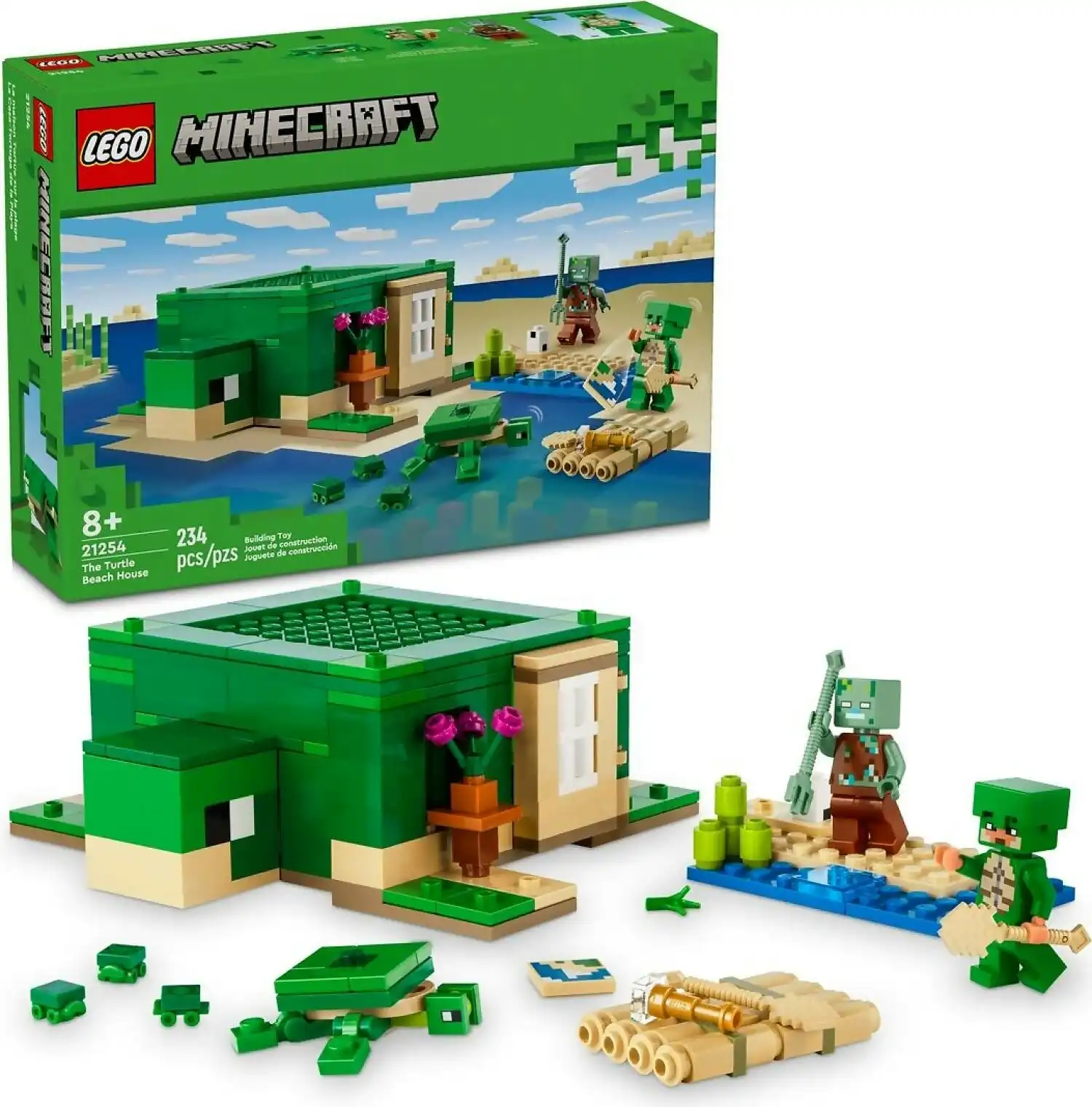 LEGO 21254 The Turtle Beach House - Minecraft