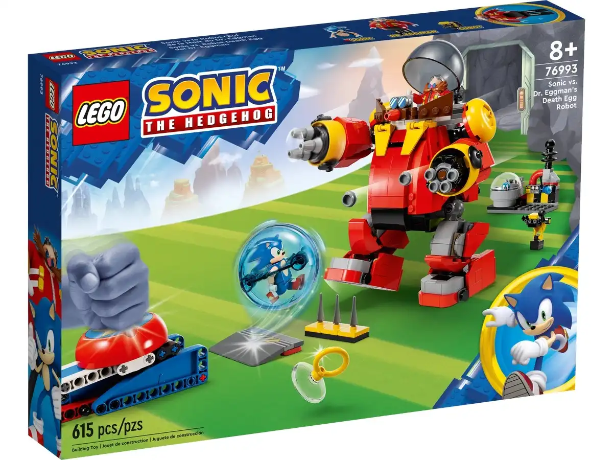 LEGO 76993 Sonic vs. Dr. Eggman's Death Egg Robot - Sonic the Hedgehog