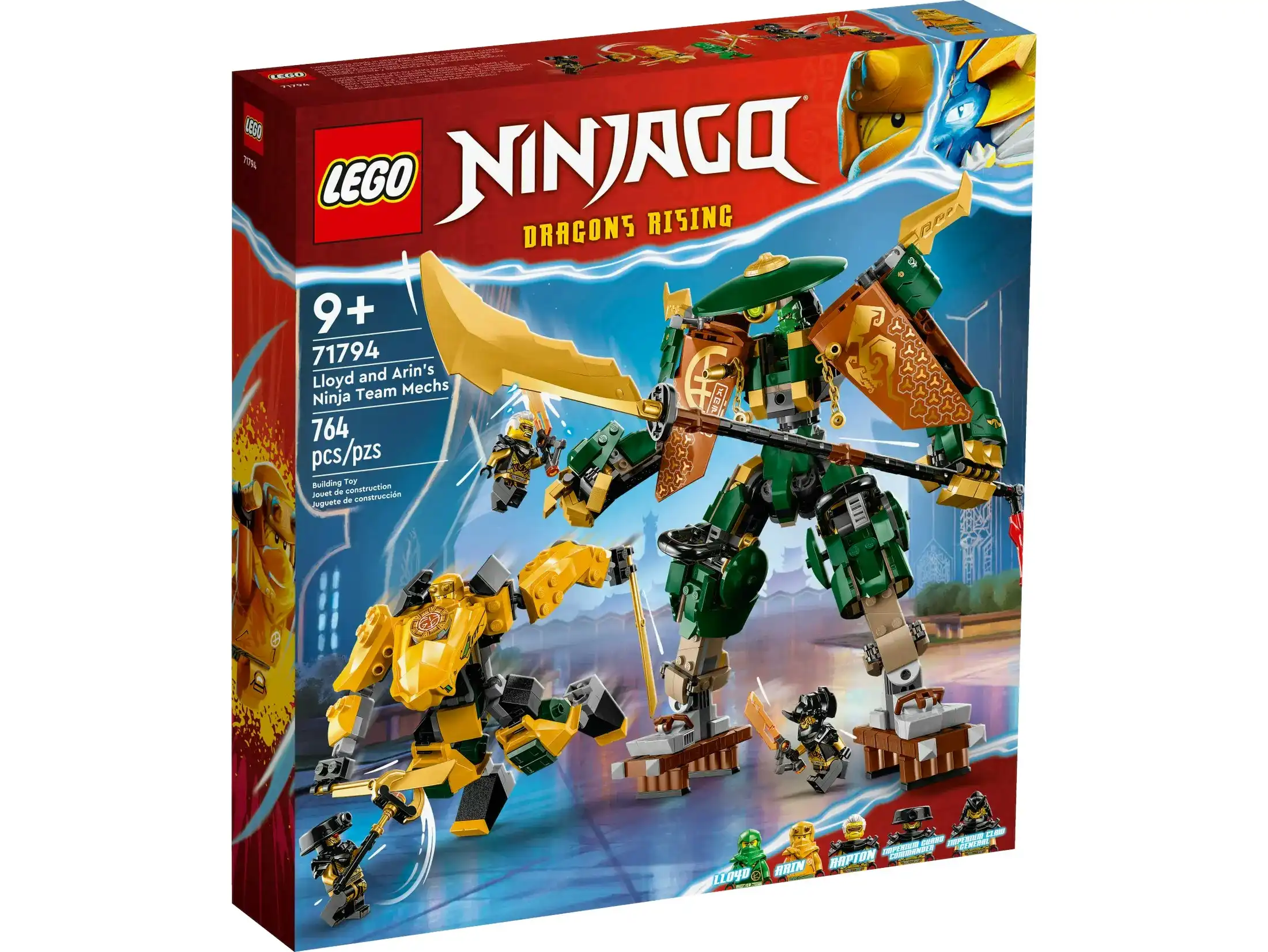 LEGO 71794 Lloyd and Arin's Ninja Team Mechs - Ninjago