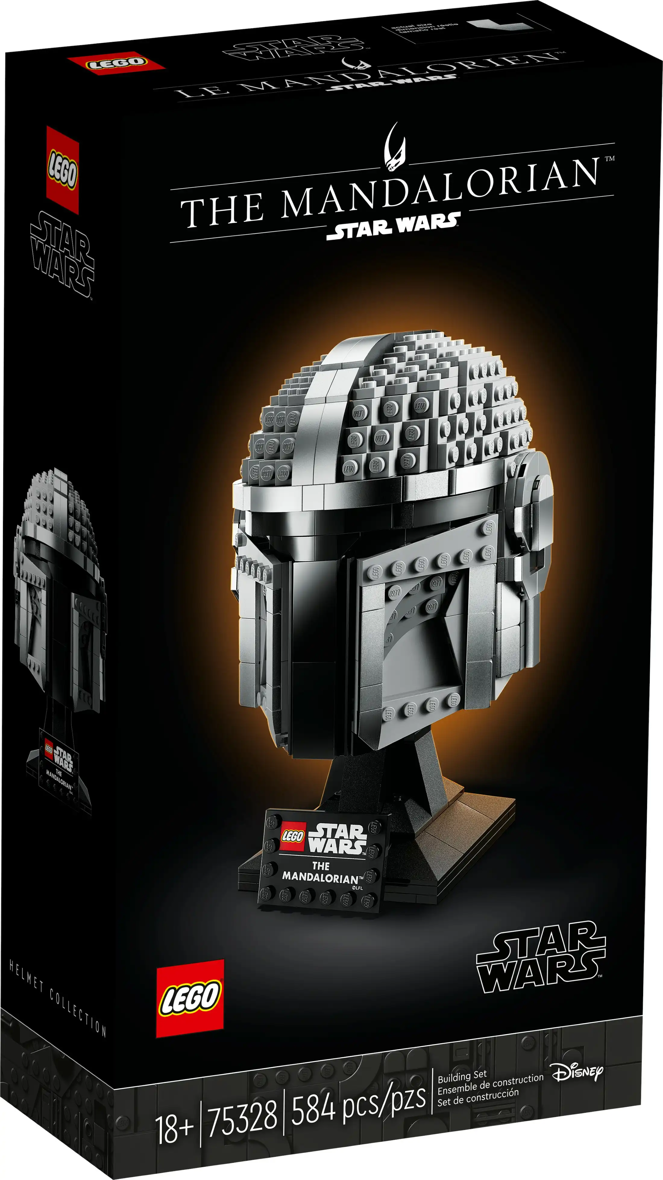 LEGO 75328 The Mandalorian™ Helmet - Star Wars