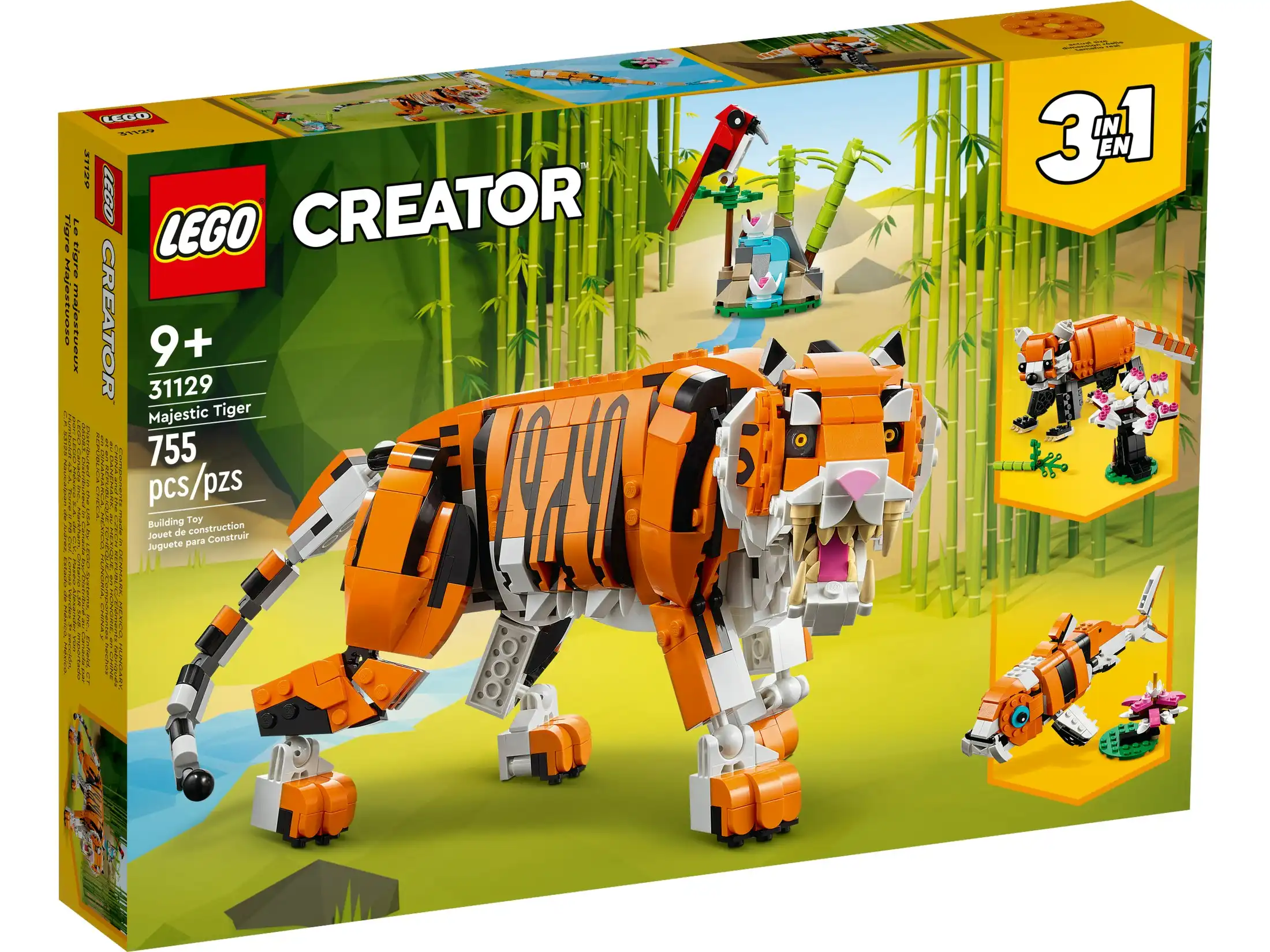 LEGO 31129 Majestic Tiger - Creator 3-in-1
