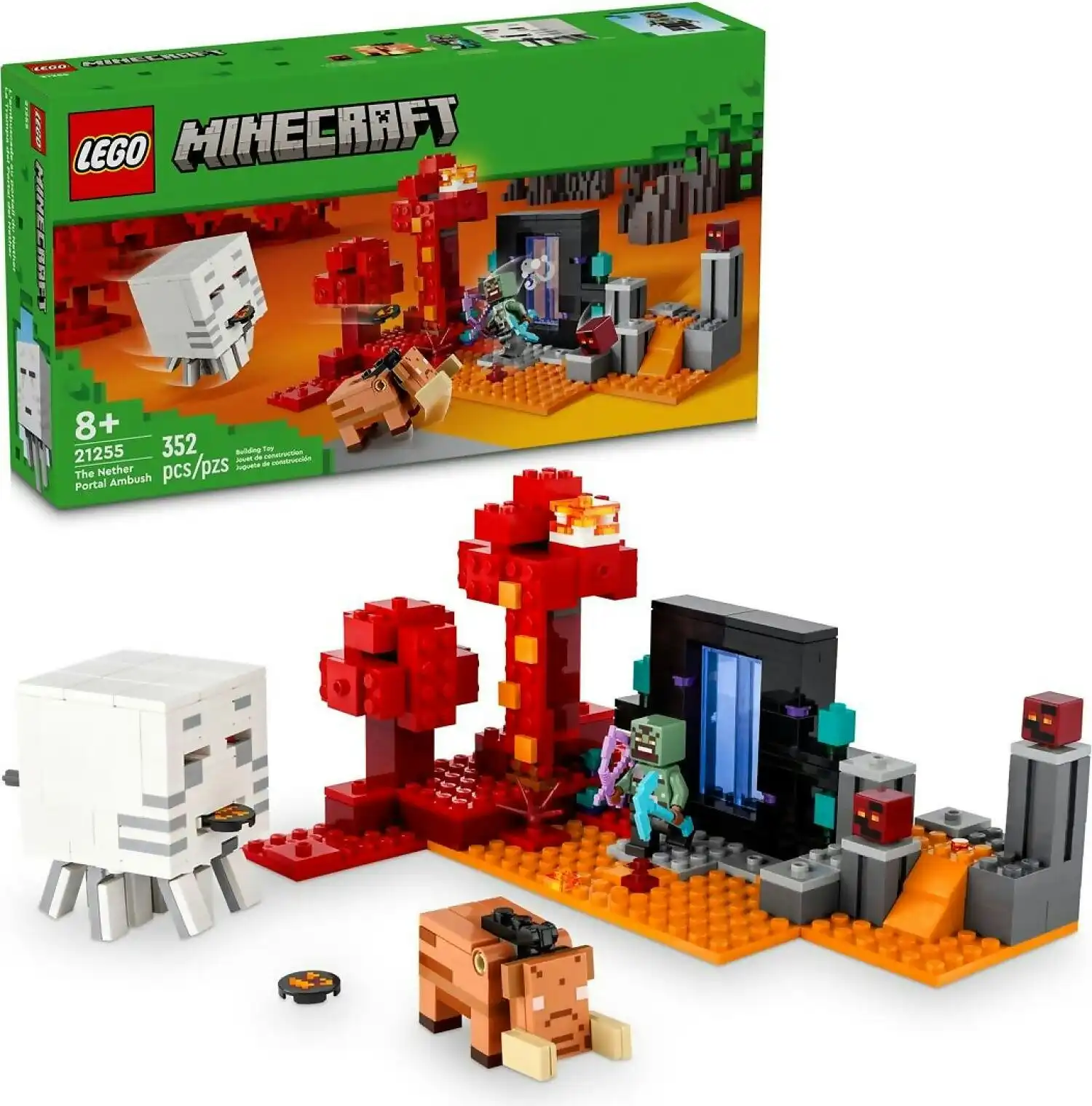 LEGO 21255 The Nether Portal Ambush - Minecraft