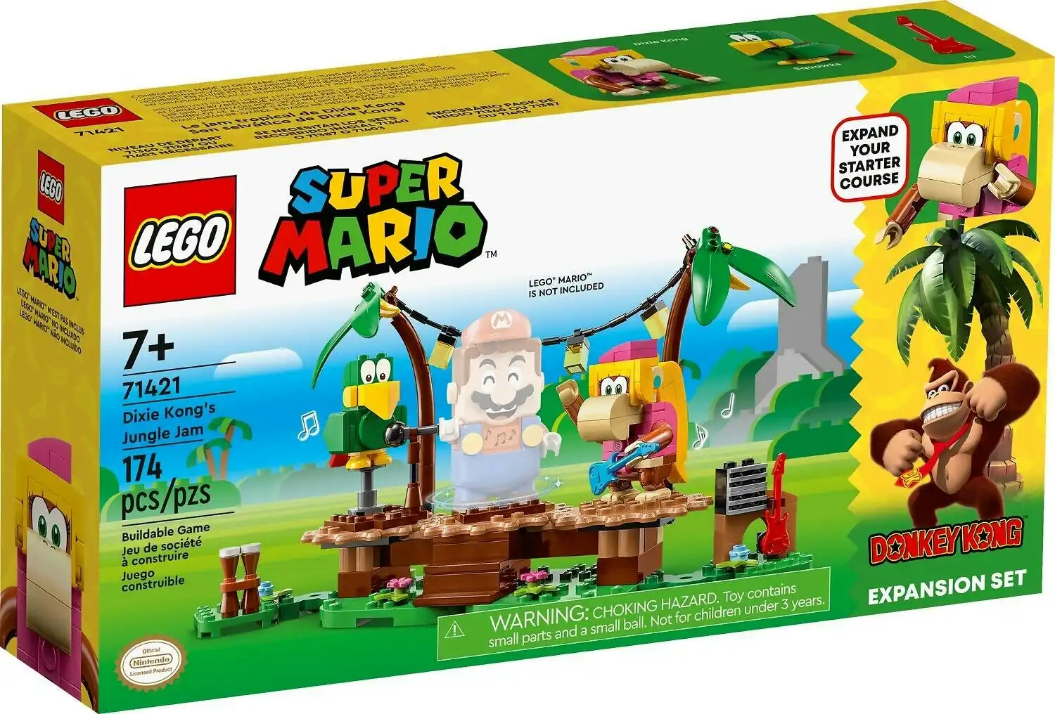LEGO 71421 Dixie Kong's Jungle Jam Expansion Set - Super Mario