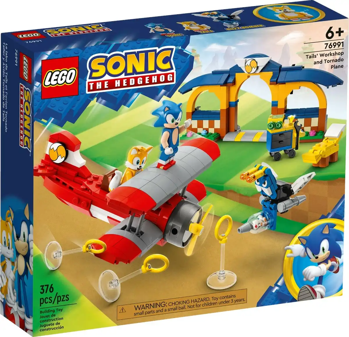 LEGO 76991 Tails' Workshop and Tornado Plane - Sonic the Hedgehog