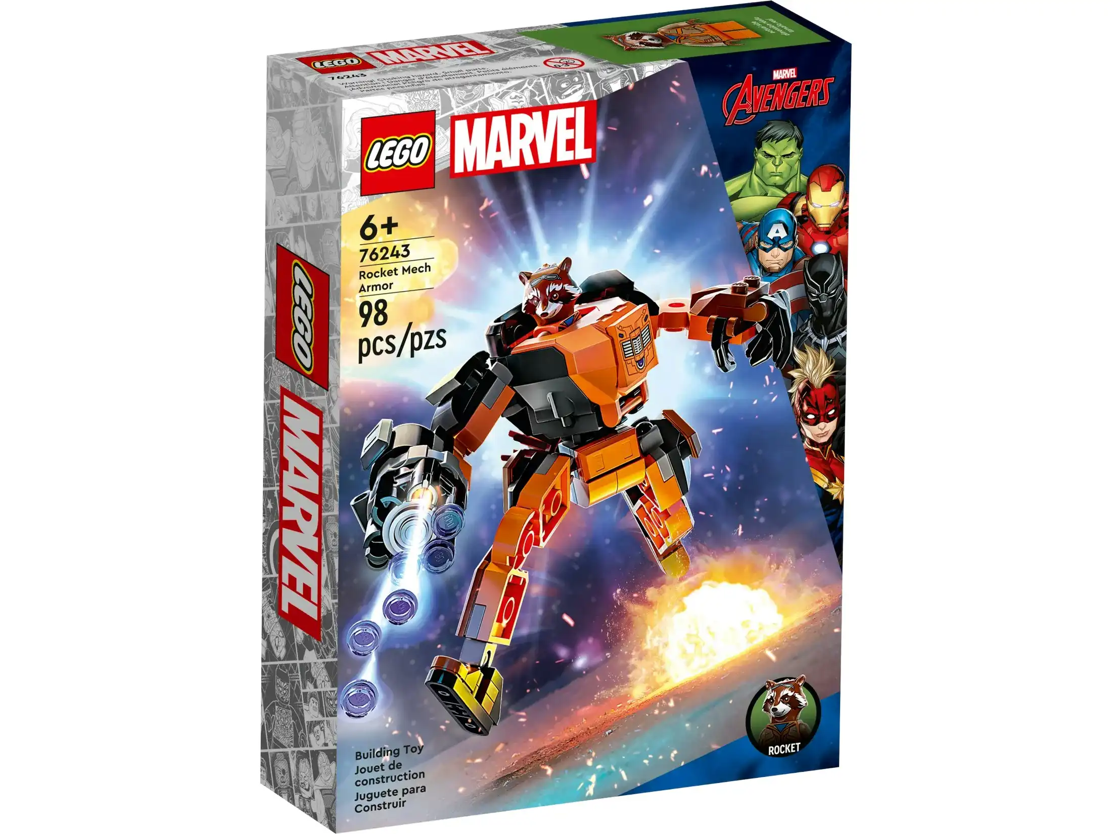 LEGO 76243 Rocket Mech Armor - Marvel Super Heroes