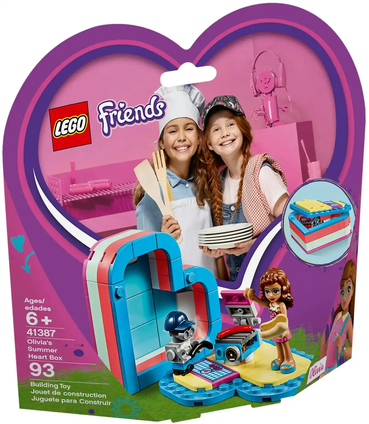 LEGO 41387 Olivia's Summer Heart Box - Friends