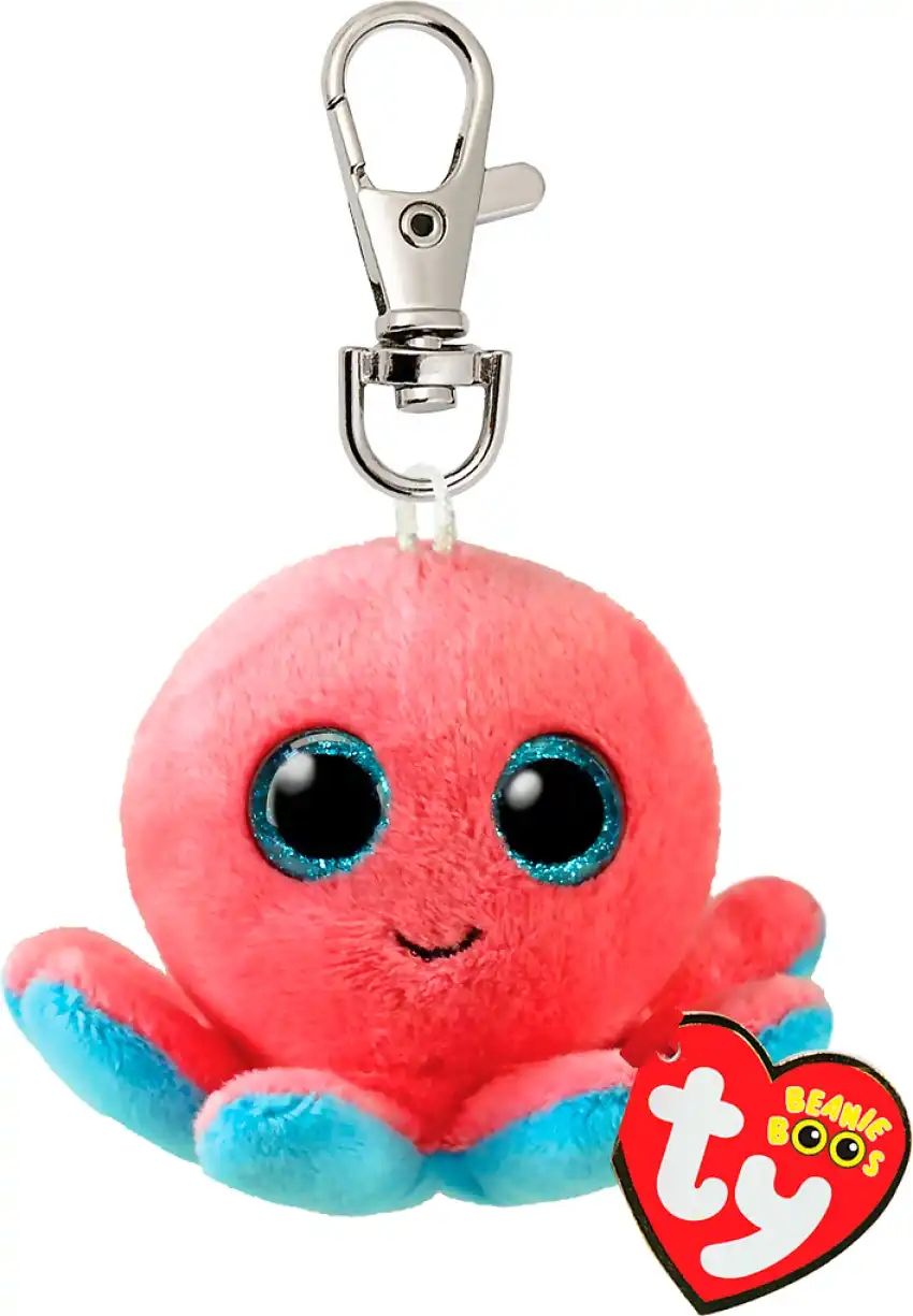 Ty - Beanie Boos Clip - Sheldon Coral Octopus