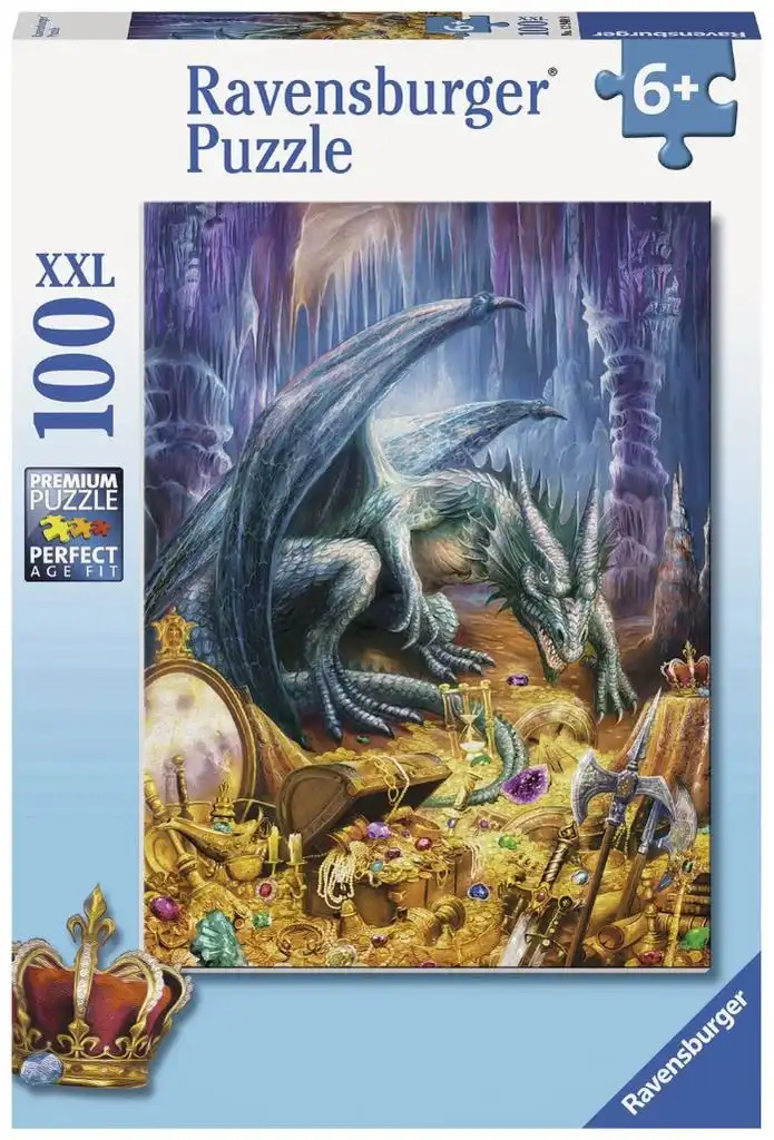 Ravensburger - Dragons Treasure Puzzle 100 Pieces Xxl
