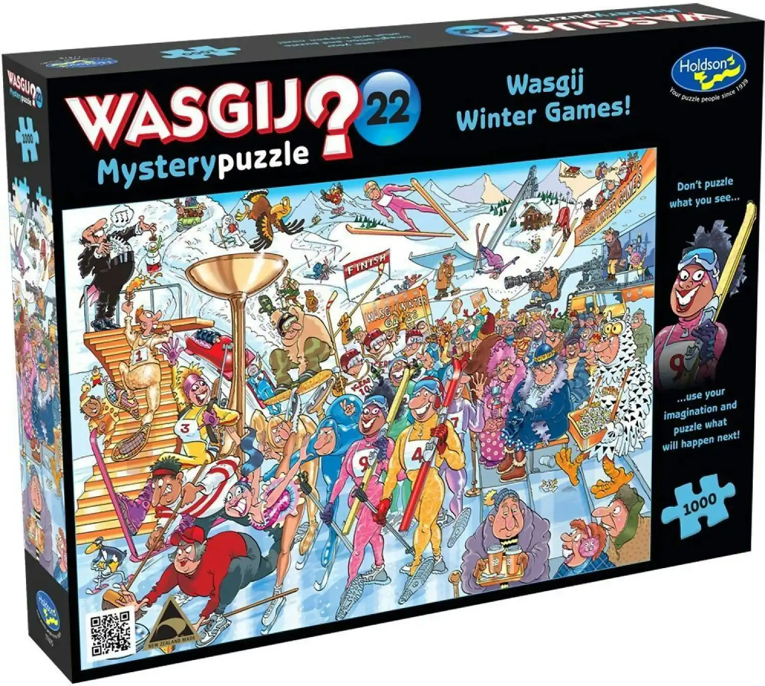 Wasgij - Mystery 22 - Winter Games Holdson Jigsaw Puzzle 1000 Pieces