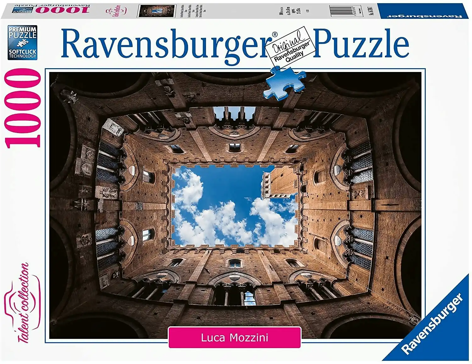 Ravensburger - Courtyard Palazzo Pubblico Siena Jigsaw Puzzle 1000 Pieces