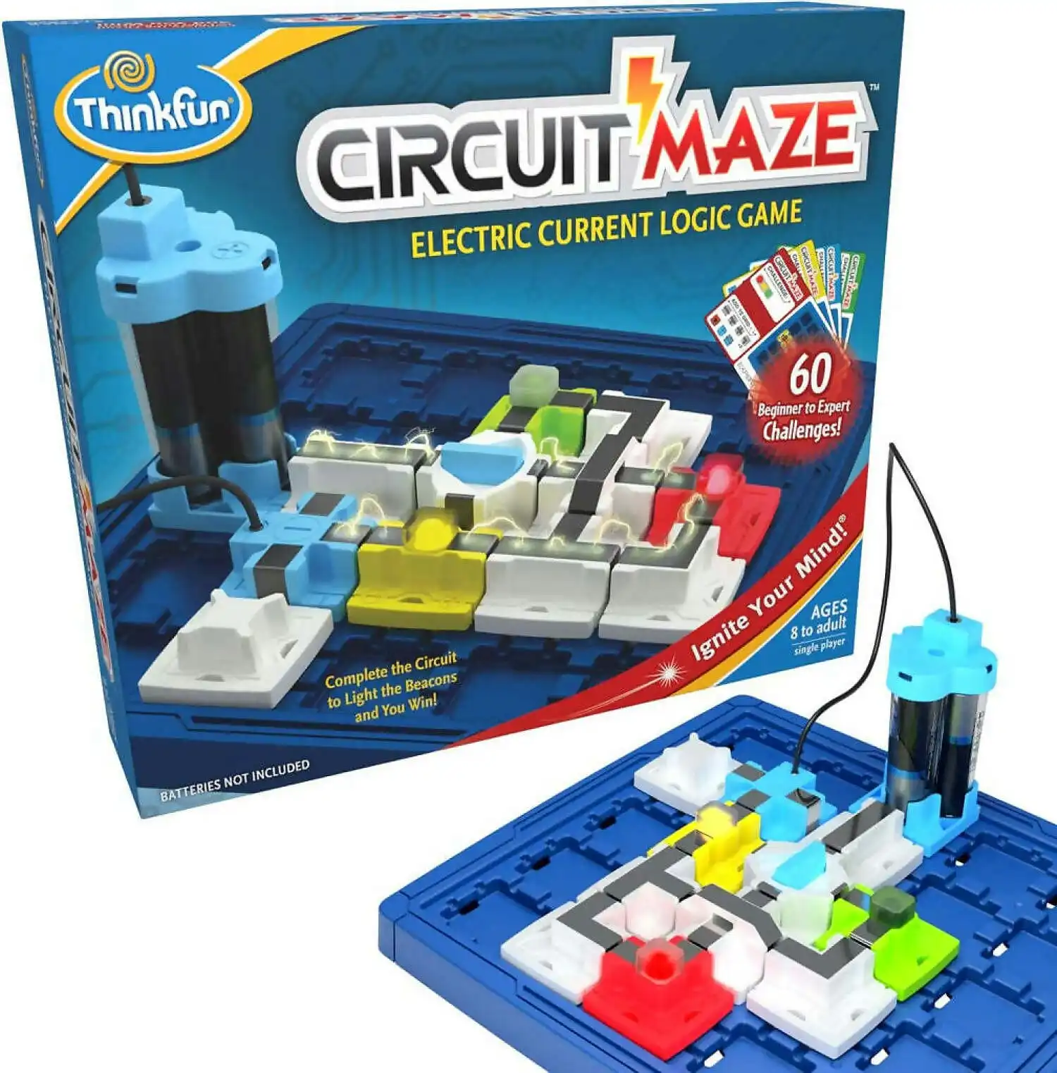 ThinkFun - Circuit Maze Board Card Game