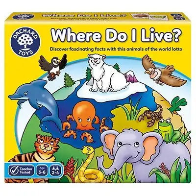 Orchard Toys -where Do I Live Game