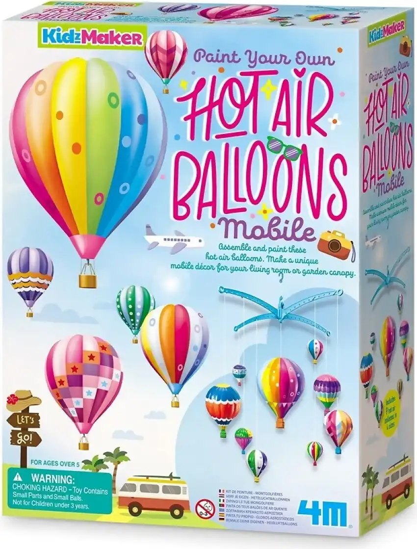 4M - Kidzmaker - Hot Air Balloons Mobile