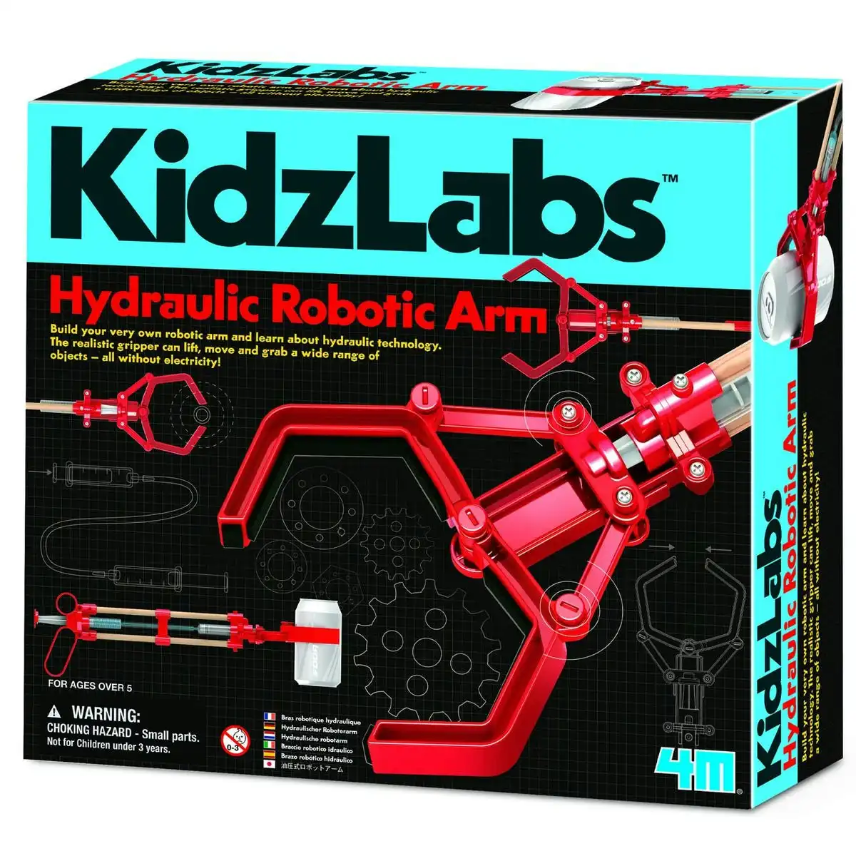 4M - Kidzlabs Hydraulic Robotic Arm
