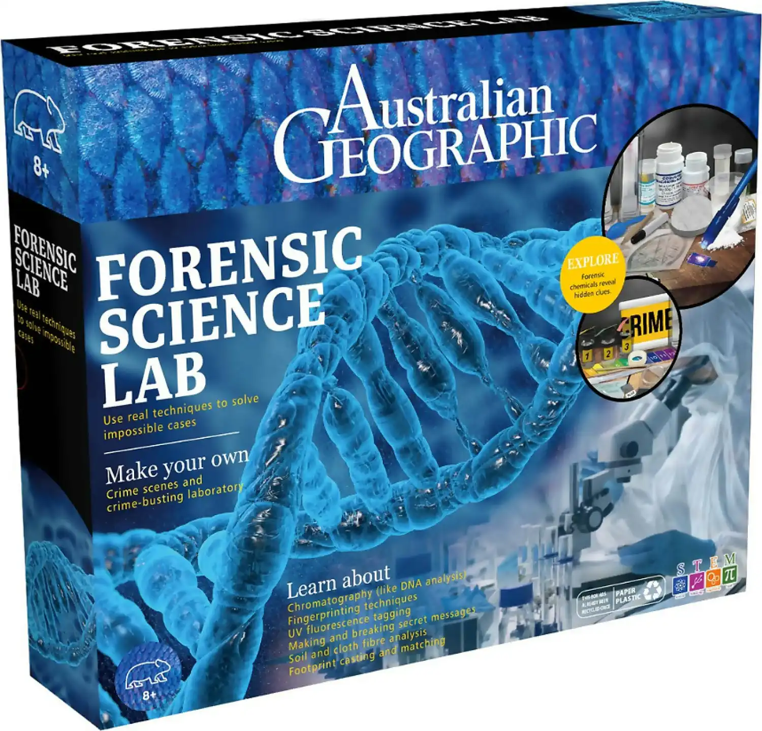 Australian Geographic - Forensic Science Lab Kit