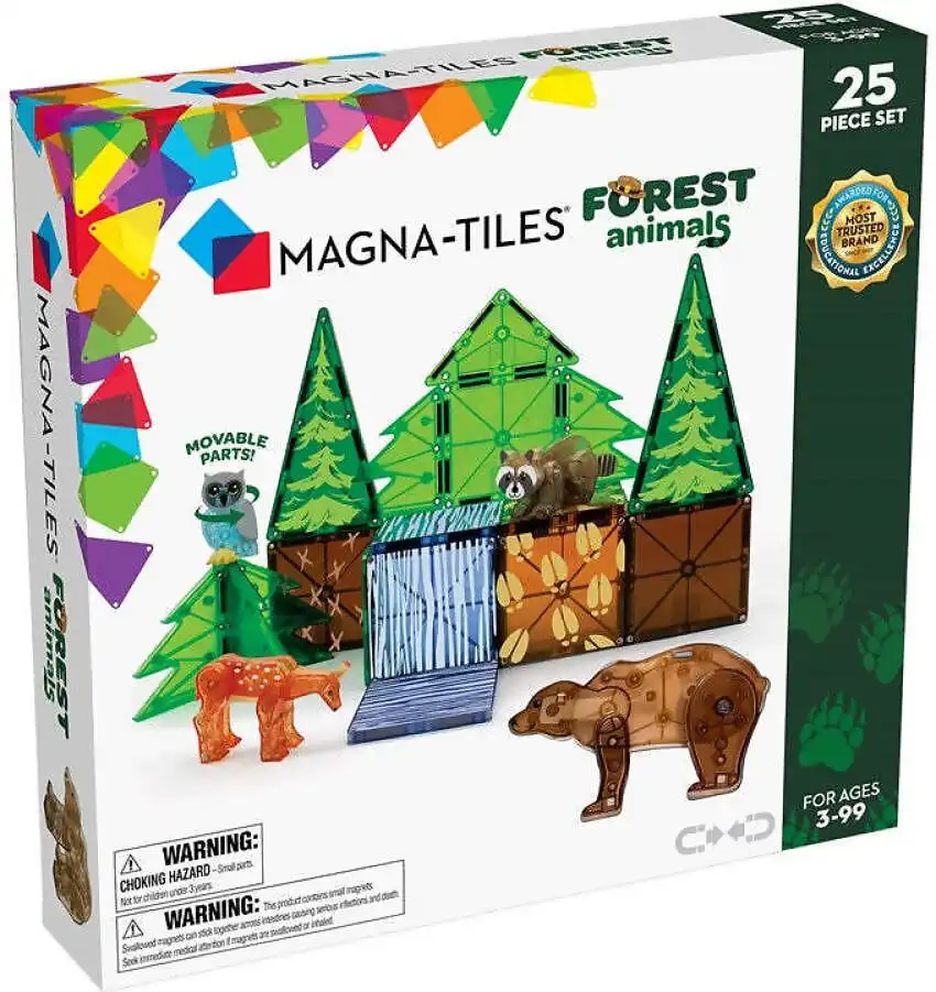 Magna Tiles - Forest Animals 25 Piece Set - Johnco