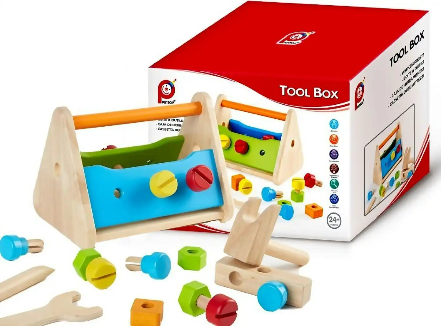 Tool Box - Pintoy Wooden Toys