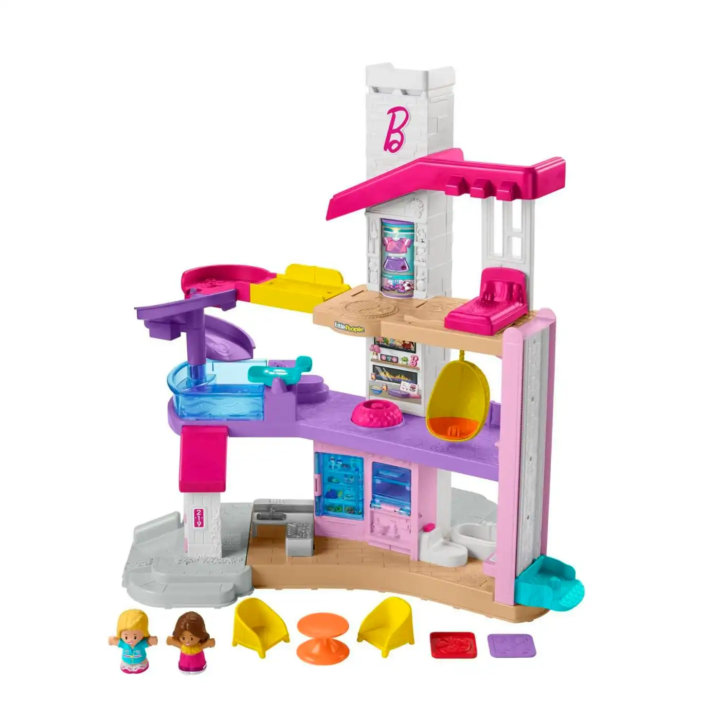 Barbie Little Dreamhouse Interactive Playset By Little People