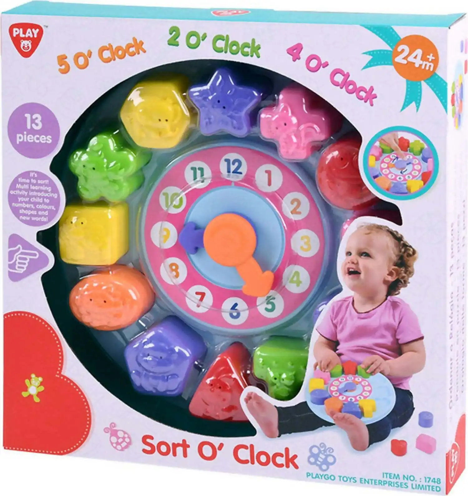 Playgo Toys Ent. Ltd - Sort O Clock