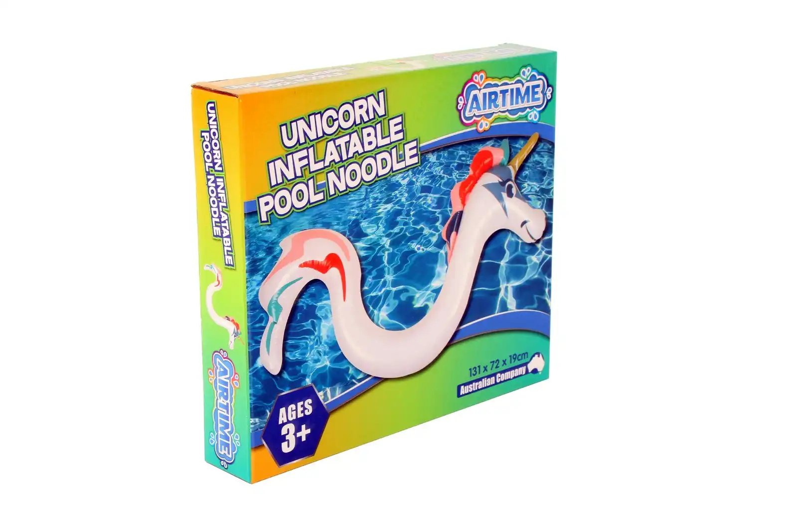 Airtime 131x72cm Unicorn Inflatable Pool/Beach Noodle Floating Kids/Children Toy