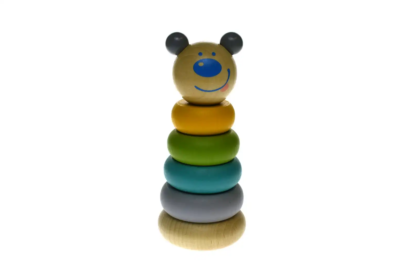 Kaper Kidz Animal Wooden Stacking Blocks Children's/Kids Play Toy Bear 12m+