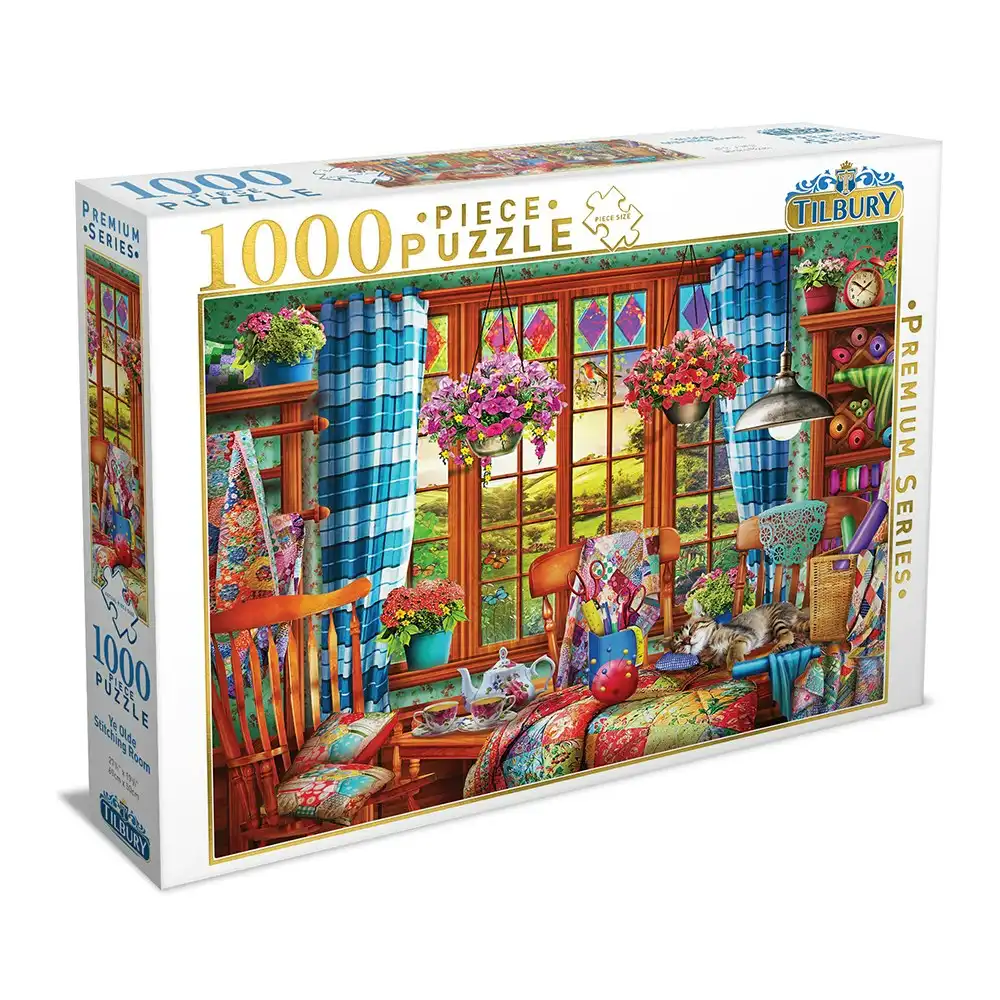 1000pc Tilbury Kids/Family Ye Olde Stitching Room 69x50cm Jigsaw Puzzle Toy 8y+