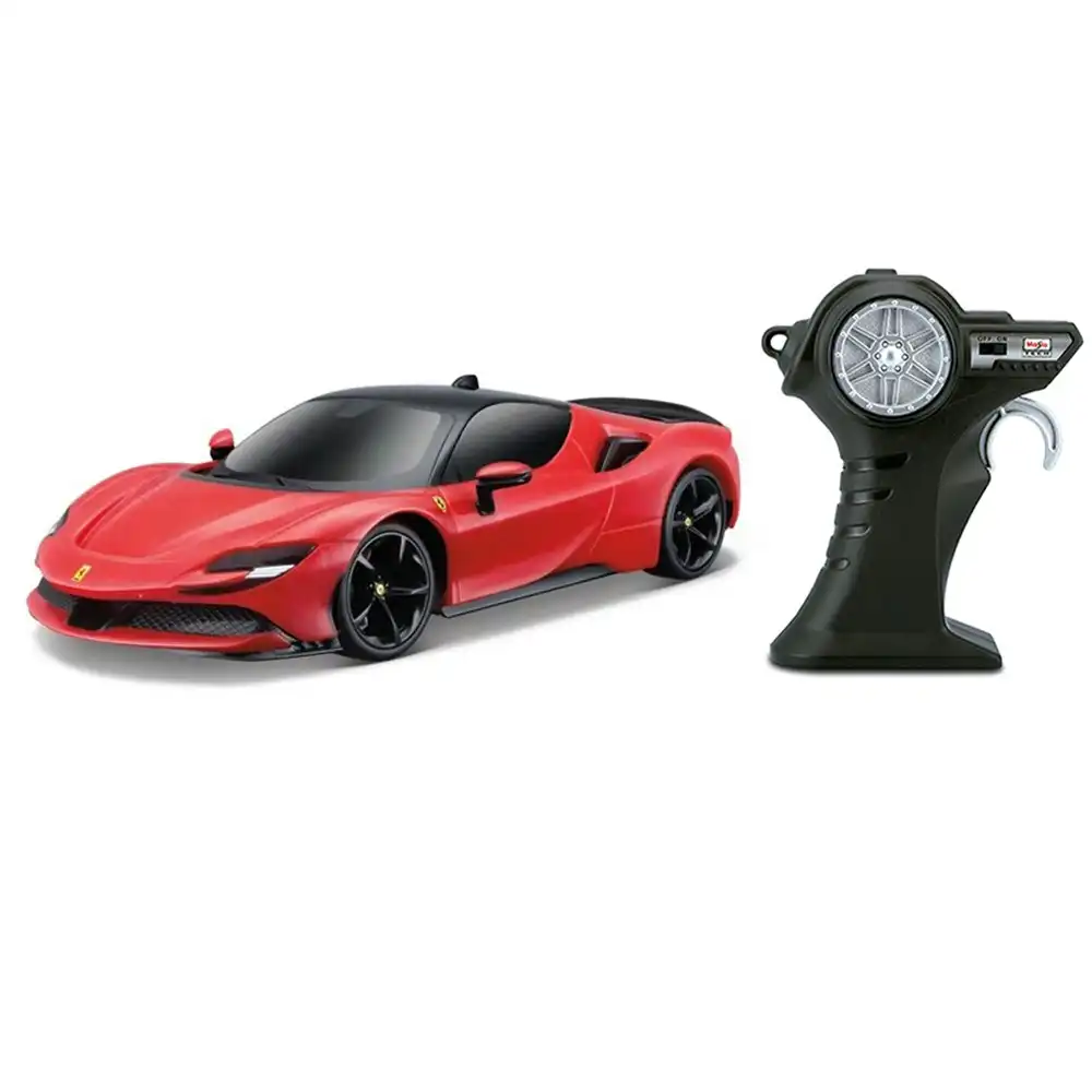 Maisto Tech RC Toy 1:24 Premium Ferrari SF-90 Stradale 2.4Ghz/USB w/ Remote 5y+