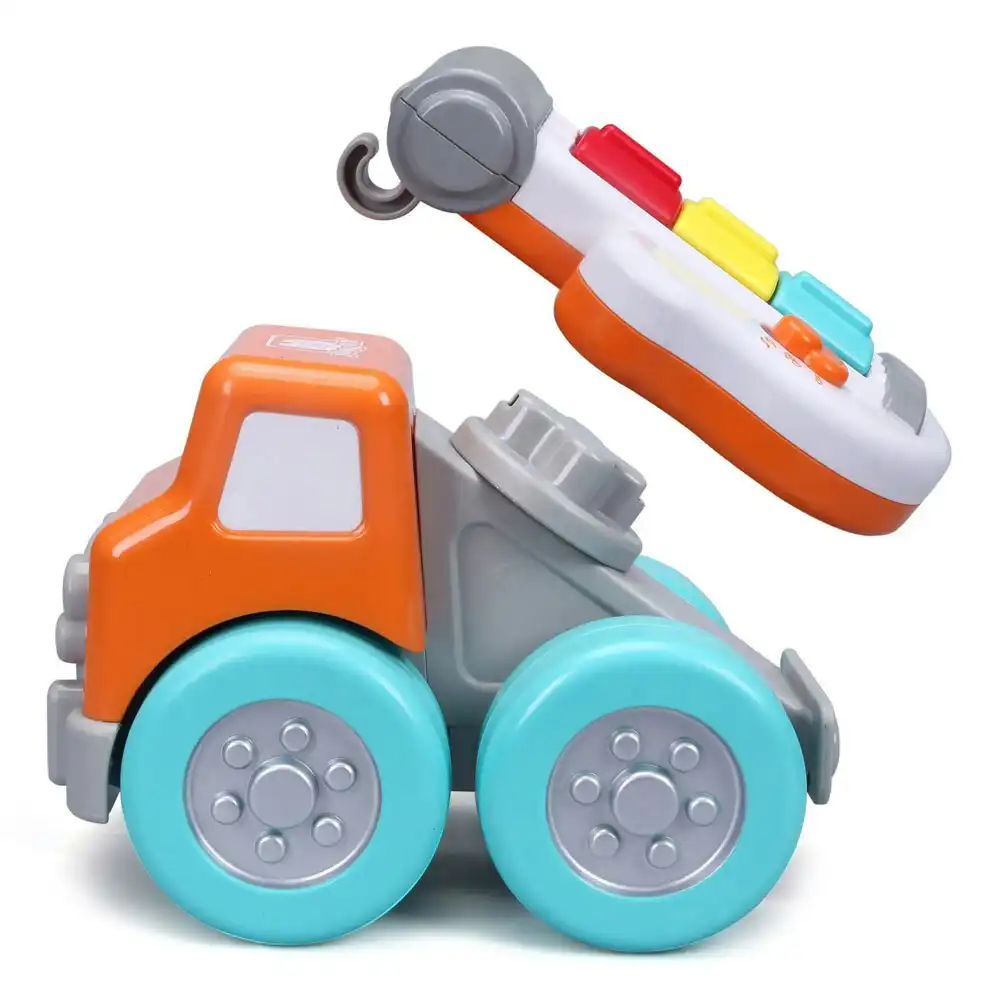 BB Junior 18cm Drive n' Rock Tow Truck w/ Guitar Baby/Toddler Vehicle Toy 12-36m