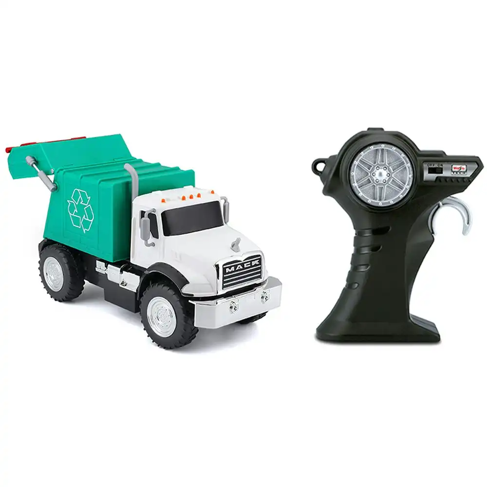 Maisto Tech RC 2.4Ghz Work Machines Mack Granite Refuse 20cm Truck Kids Toy 5y+