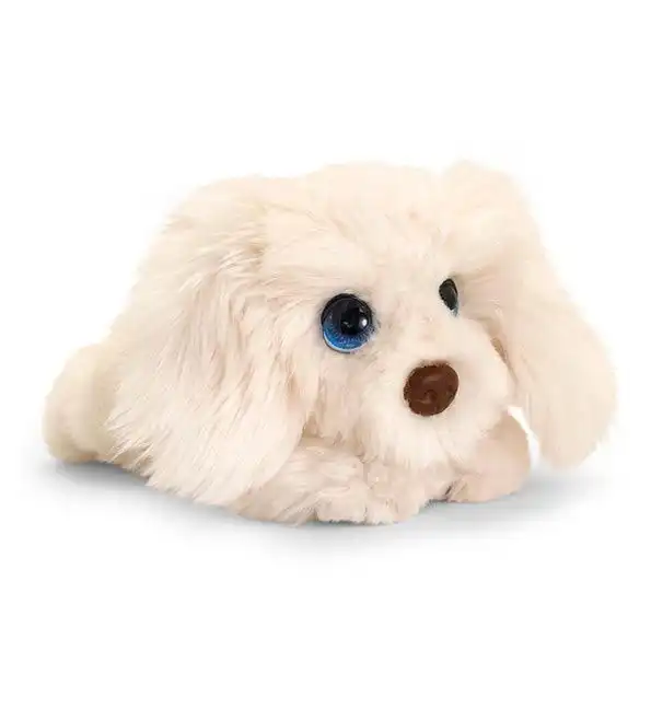 Cuddle Pets 37cm Labradoodle Dog Kids Soft Animal Plush Stuffed Toy 3y+ Cream