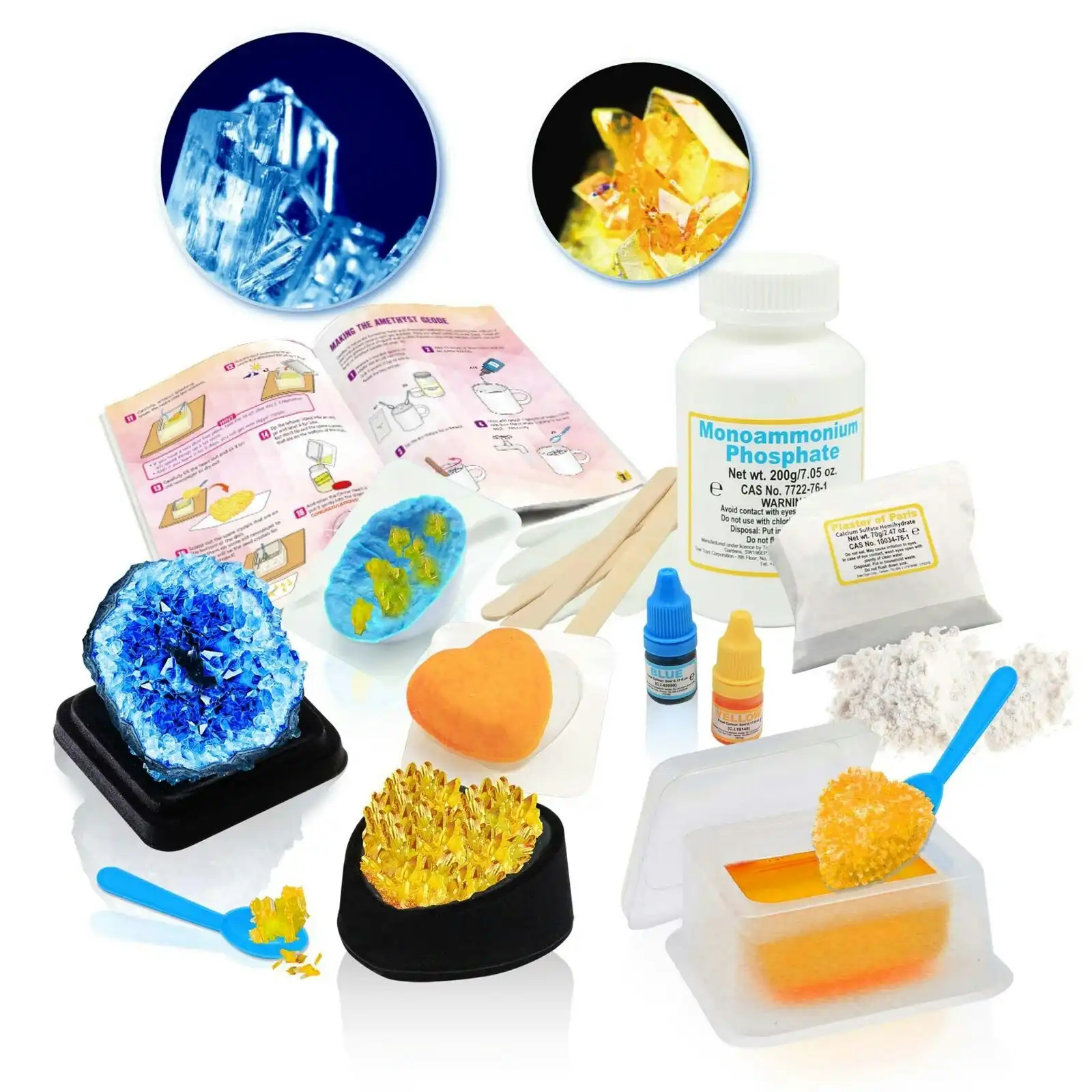 Australian Geographic Crystal Geode Science Lab Educational/Activity Kids 8+