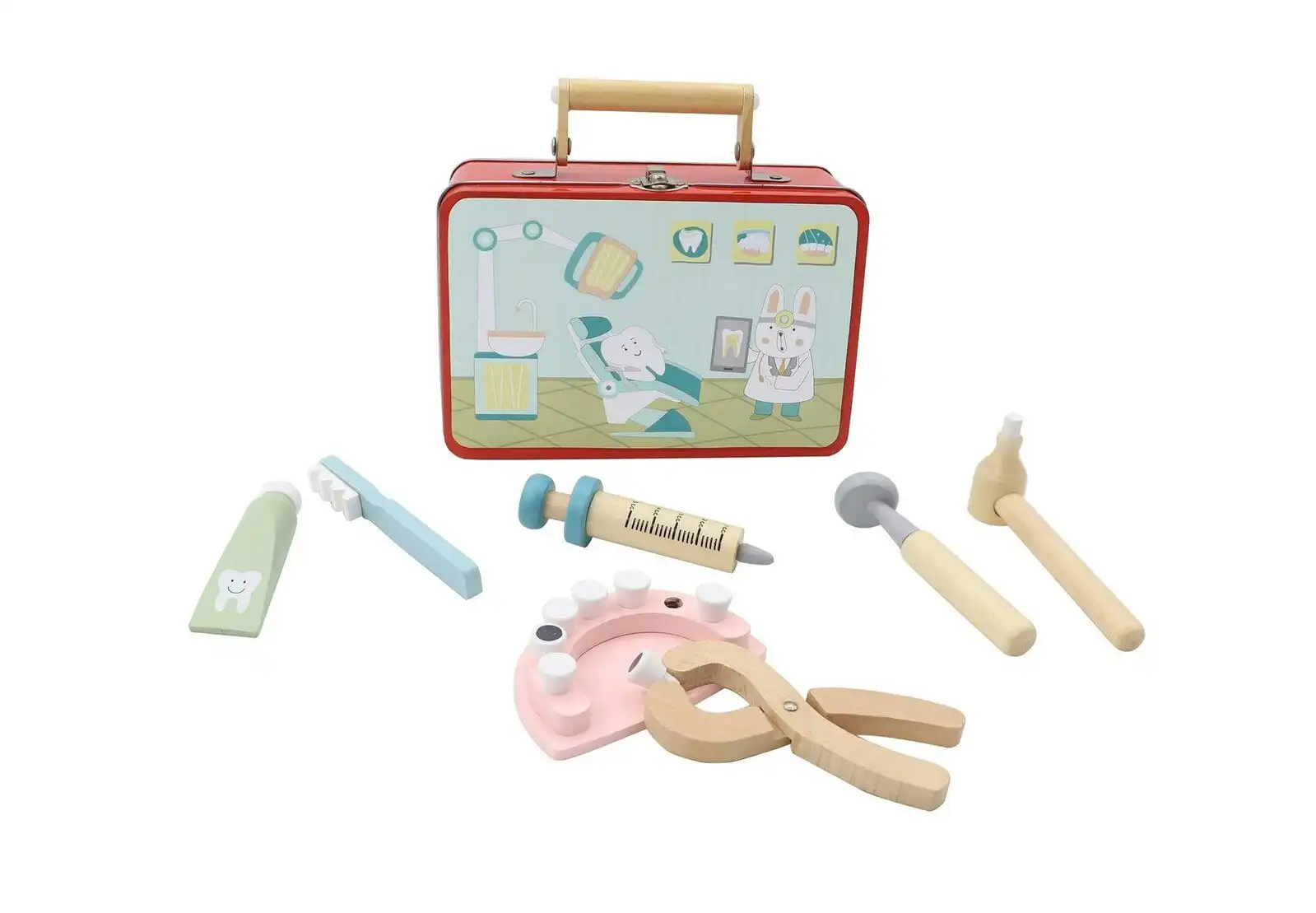 14pc Kaper Kidz Toddler/Children's Dentist Pretend Play Educational Set 3+