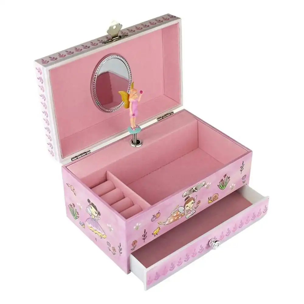 Kaper Kidz 15cm Lilly Fairy Heirloom Musical/Sound Jewellery Box Organiser 3y+