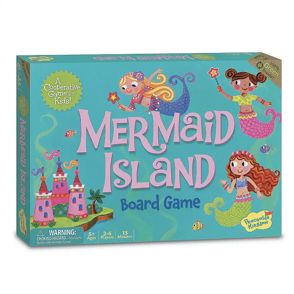 Peaceable Kingdom Mermaid Island Children's/Family Cooperative Board Game 5y+