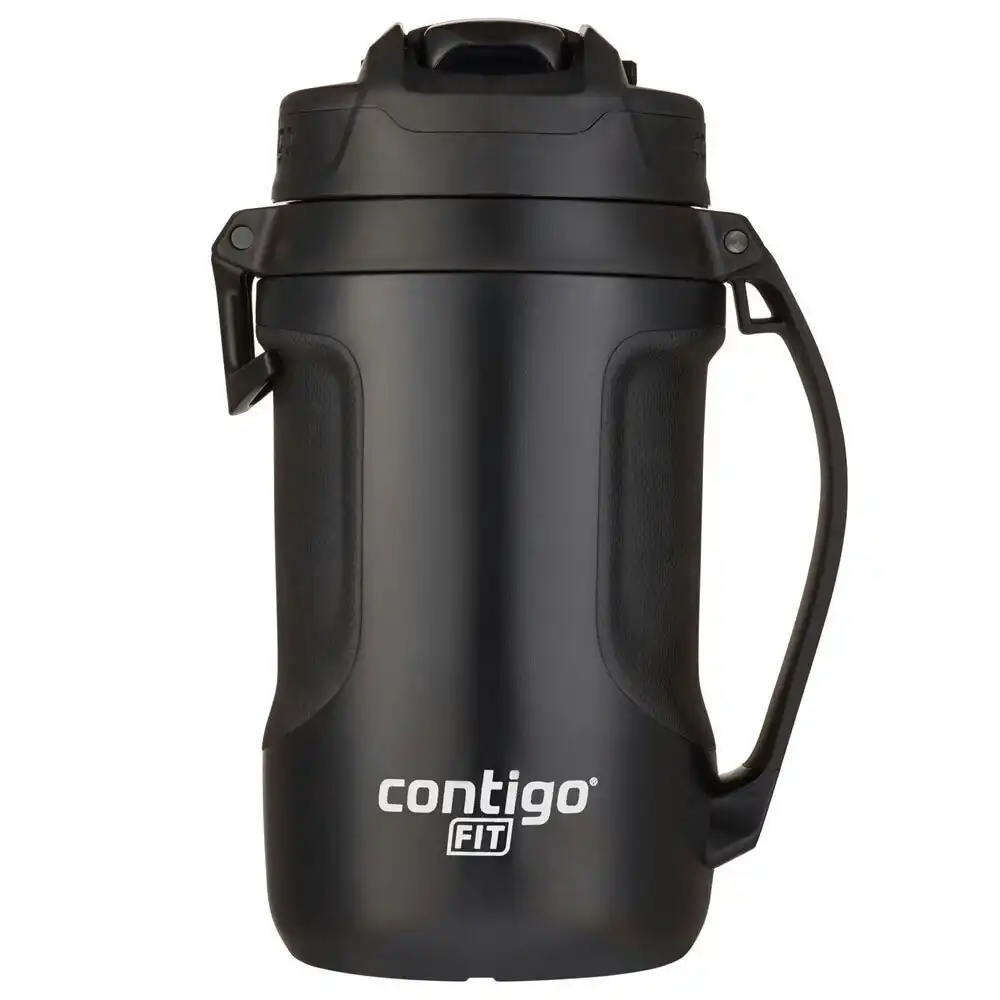 Contigo Fit Autospout Mega Jug/Bottle 1.89L Licorice Water Drink Jar w/ Handle