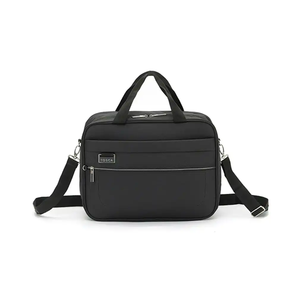 Tosca Vega 40cm Tote Travel Bag Luggage Carry On Travel Suitcase Baggage Black