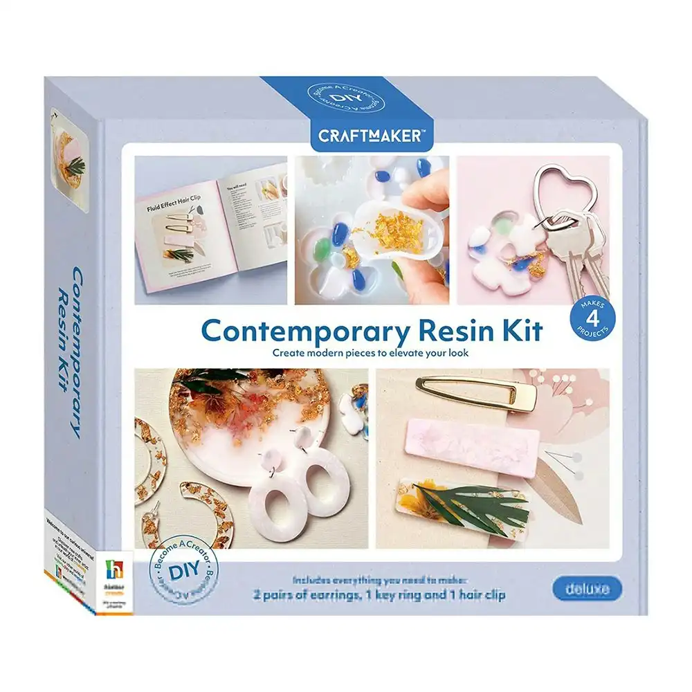 Craft Maker Contemporary Resin Kit Deluxe Art/Craft Set Activity Project