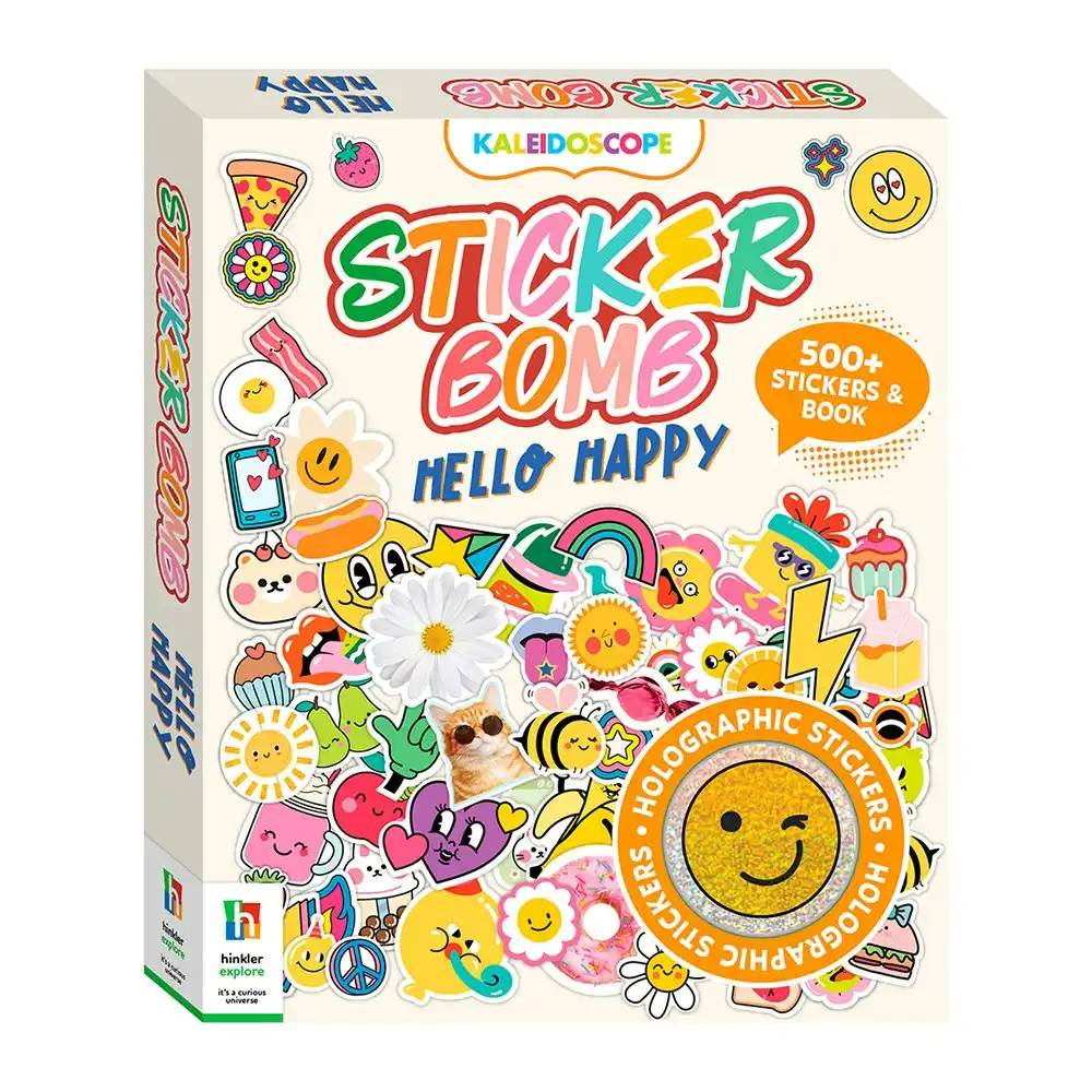 Kaleidoscope Sticker Bomb Hello Happy Kids Activity Book Craft Project 6y+