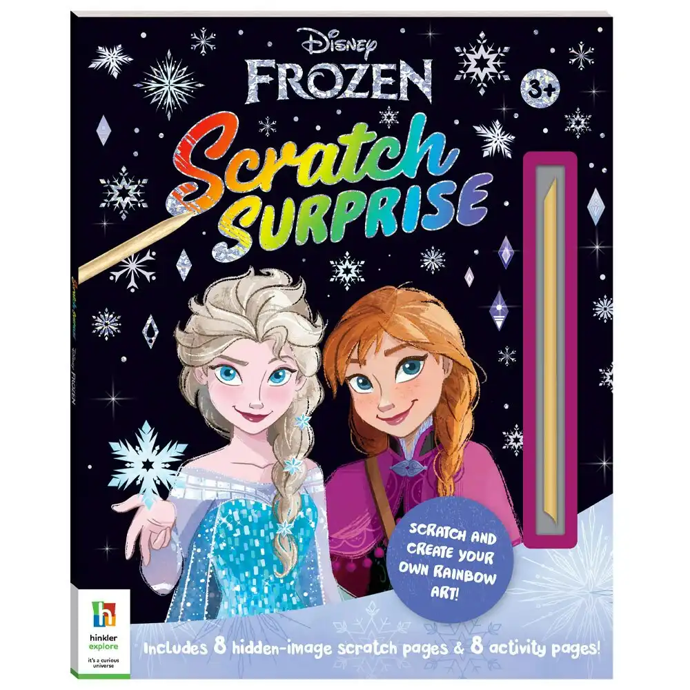 2x Kaleidoscope Scratch Surprise Frozen Art Activity Childrens/Kids Book 3+