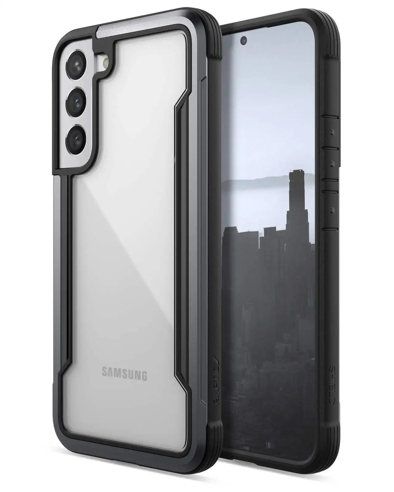X-Doria Raptic Shield Pro Shockproof Phone Case For Samsung Galaxy S22+ Black