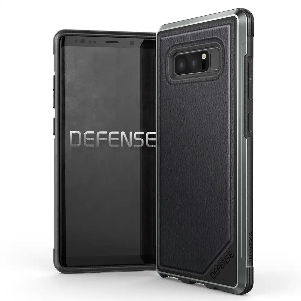 X-Doria Defense Lux Protection Case For Samsung Galaxy Note 8 Black Leather