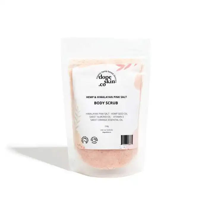 DOPE Skin Co Hemp & Himalayan Salt Body Scrub   250g