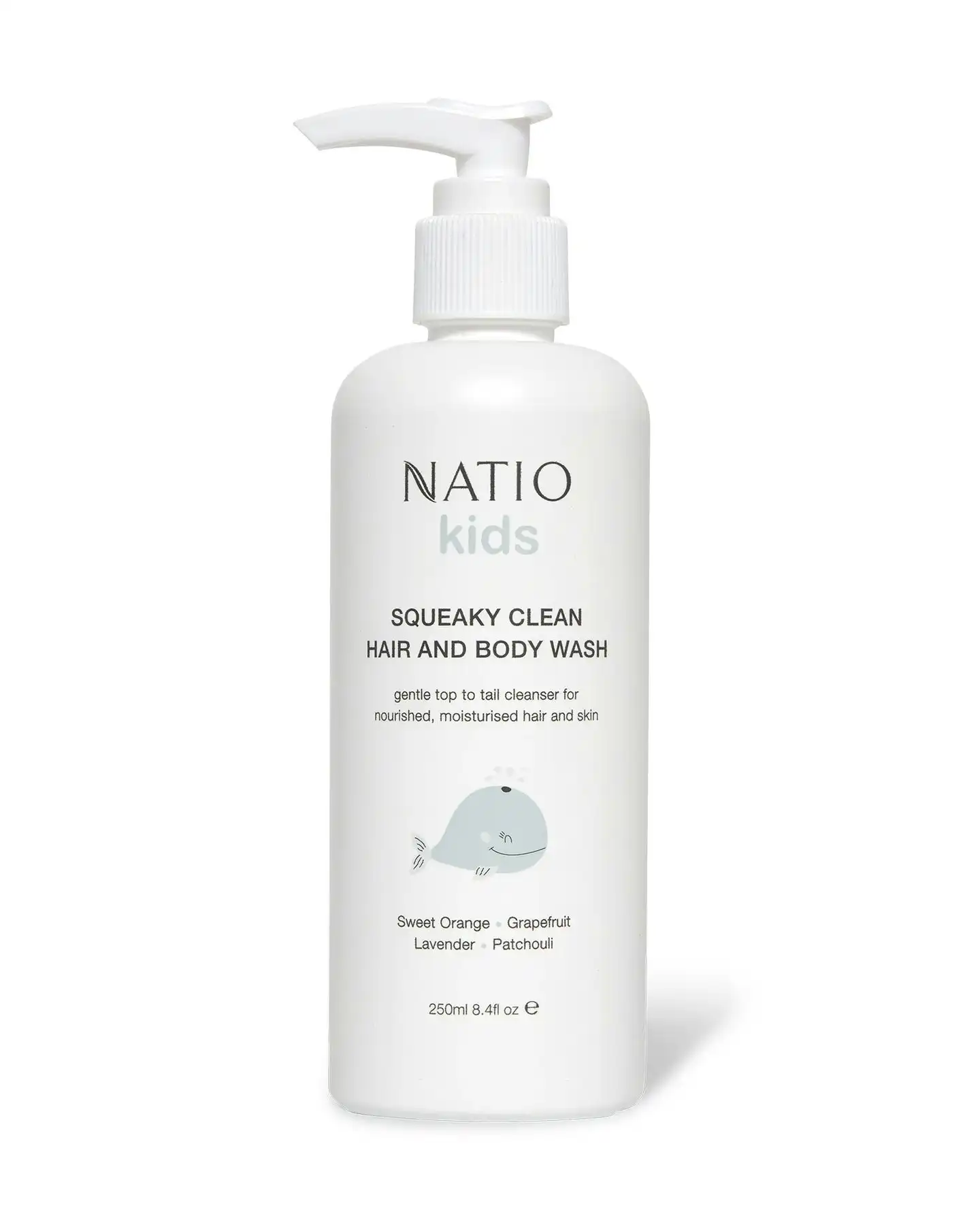 Natio Squeaky Clean Hair And Body Wash