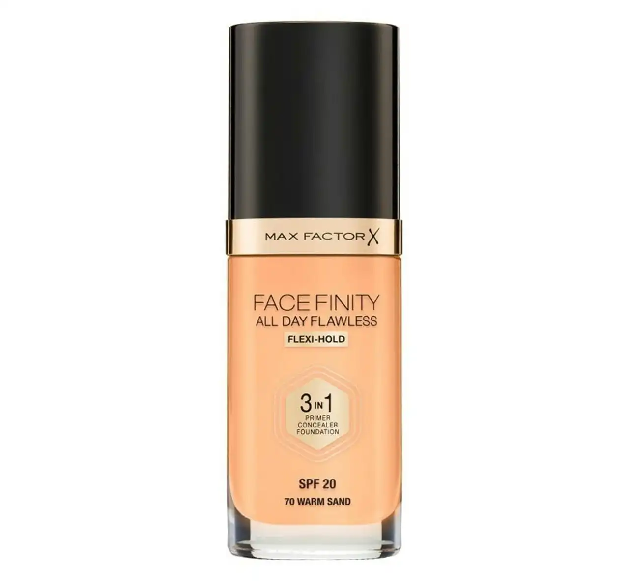 Max Factor Facefinity All Day Flawless Foundation 70 Warm Sand 30ml