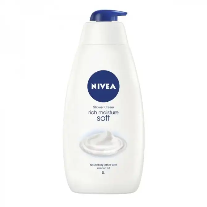 Nivea Shower Cream Rich Moisture Soft 1l