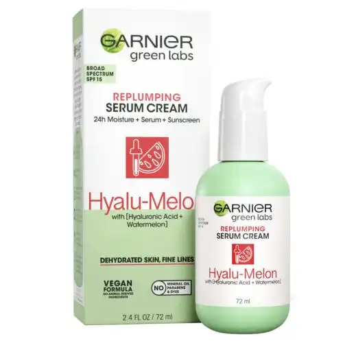 Garnier Green Labs Hyalu-melon Replumping Serum Cream Spf 15